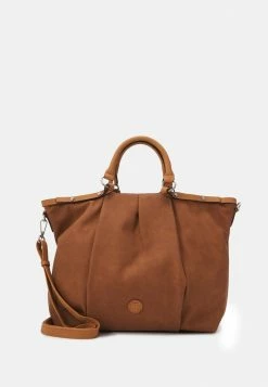 TOM TAILOR MELANY ZIP - Tote Bag - Cognac