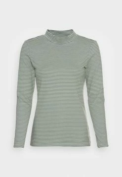 TOM TAILOR TURLTE NECK - Long Sleeved Top - Green Stripe 10 TOM TAILOR TURLTE NECK - Long Sleeved Top - Green Stripe -TOM TAILOR online store e01b4a9120c340b3a9cdf48b092467d5