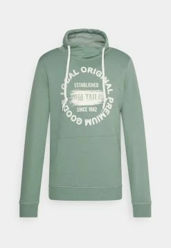 TOM TAILOR Hoodie - Dark Smoke Green