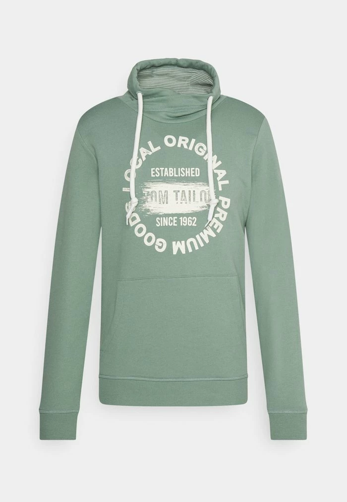 TOM TAILOR Hoodie - Dark Smoke Green 3 TOM TAILOR Hoodie - Dark Smoke Green