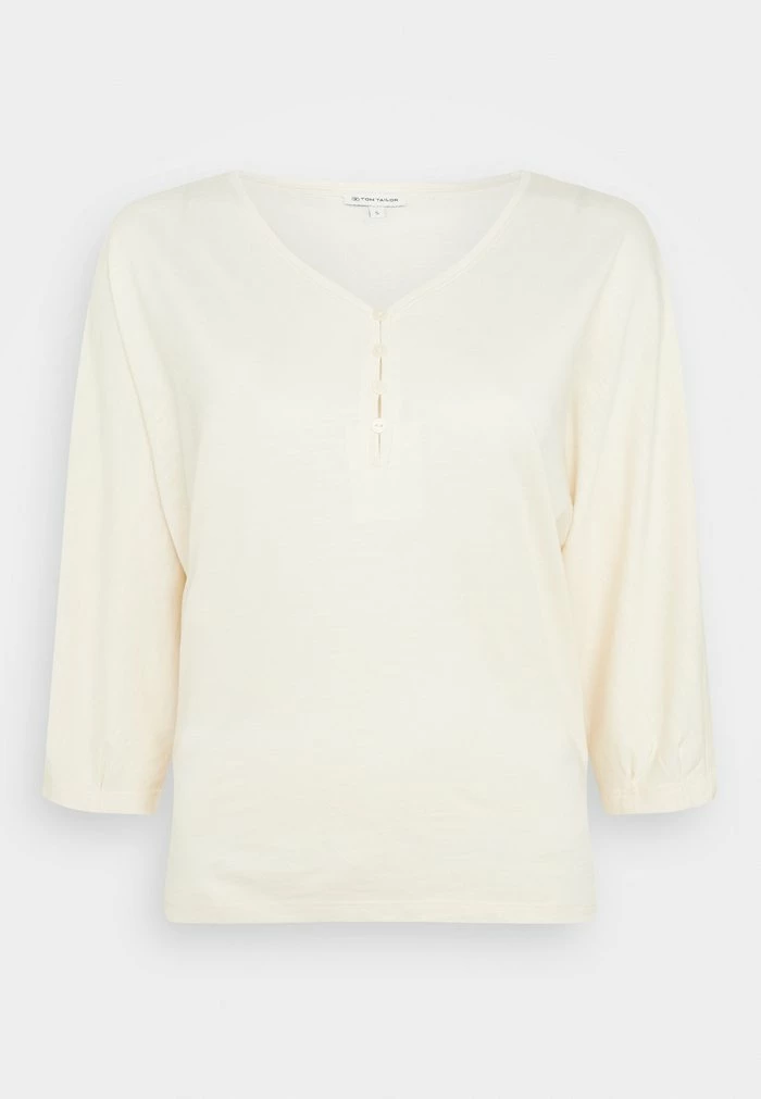 TOM TAILOR BATWING - Long Sleeved Top - Soft Buttercream 7 TOM TAILOR BATWING - Long Sleeved Top - Soft Buttercream - Image 5