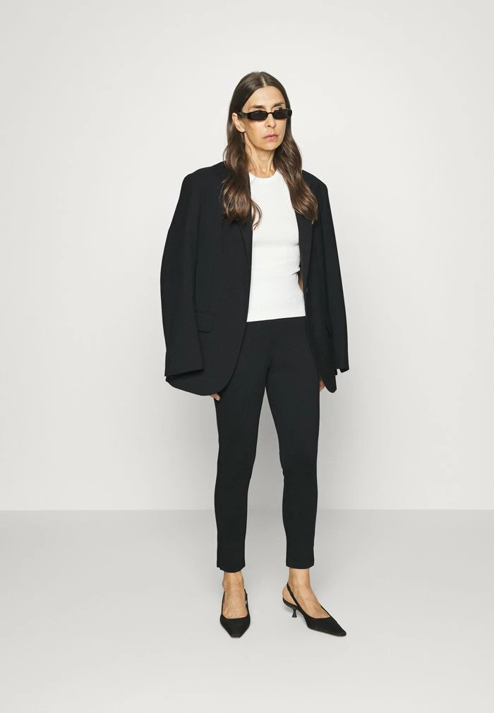 TOM TAILOR Leggings - Trousers - Deep Black 4 TOM TAILOR Leggings - Trousers - Deep Black - Image 2