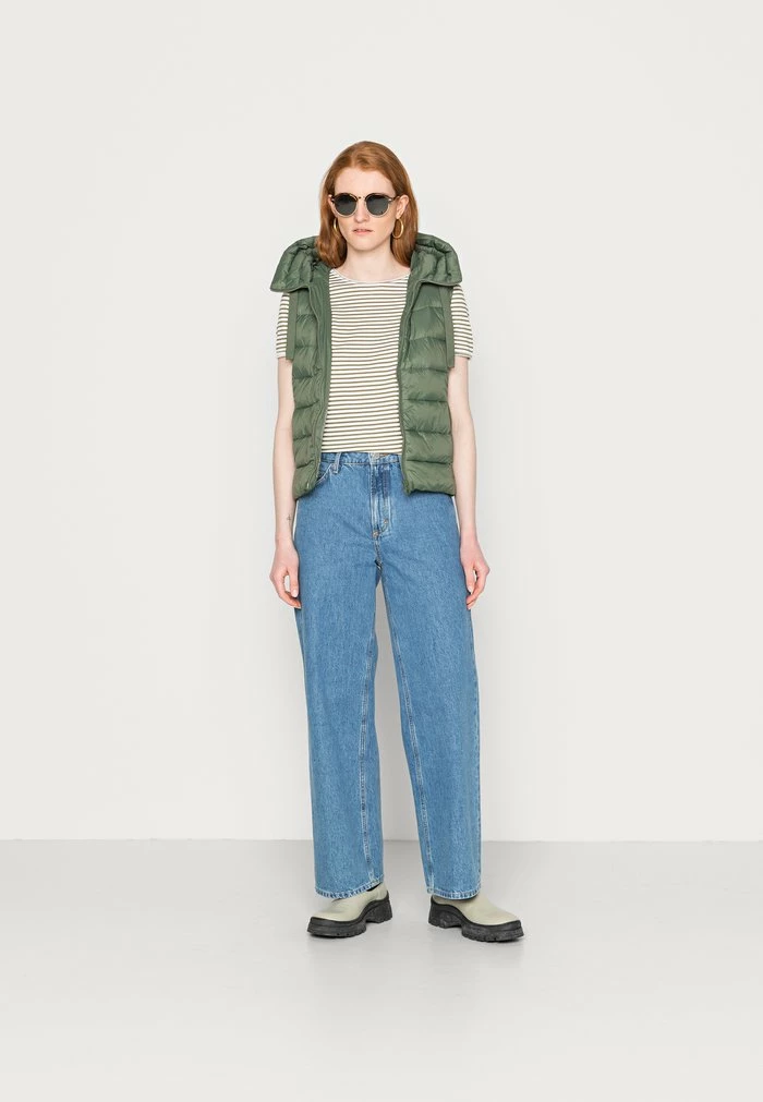 TOM TAILOR Print T-shirt - Offwhite Olive 4 TOM TAILOR Print T-shirt - Offwhite Olive - Image 2