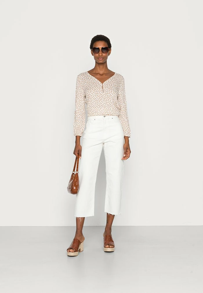 TOM TAILOR HENLEY - Blouse - Beige 4 TOM TAILOR HENLEY - Blouse - Beige - Image 2