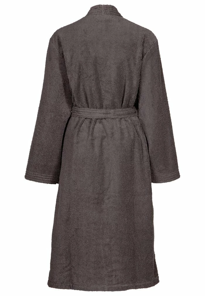 TOM TAILOR BASIC KIMONO UNISEX - Dressing Gown - Dark Grey 4 TOM TAILOR BASIC KIMONO UNISEX - Dressing Gown - Dark Grey - Image 2