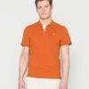 TOM TAILOR BASIC WITH CONTRAST - Polo Shirt - Dry Acorn Brown