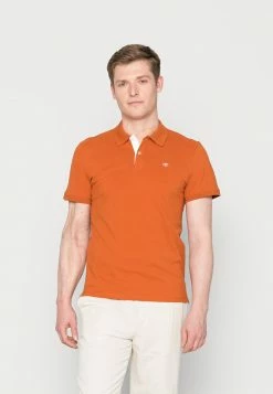 TOM TAILOR BASIC WITH CONTRAST - Polo Shirt - Dry Acorn Brown