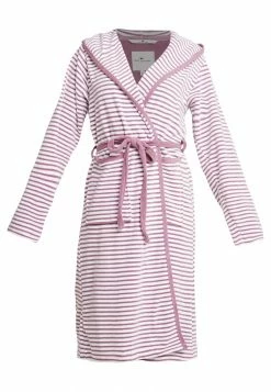 TOM TAILOR STRIPE BATHROBE - Dressing Gown - Mauve -TOM TAILOR online store e658fa4633df4934a06167f4c3a2bb82