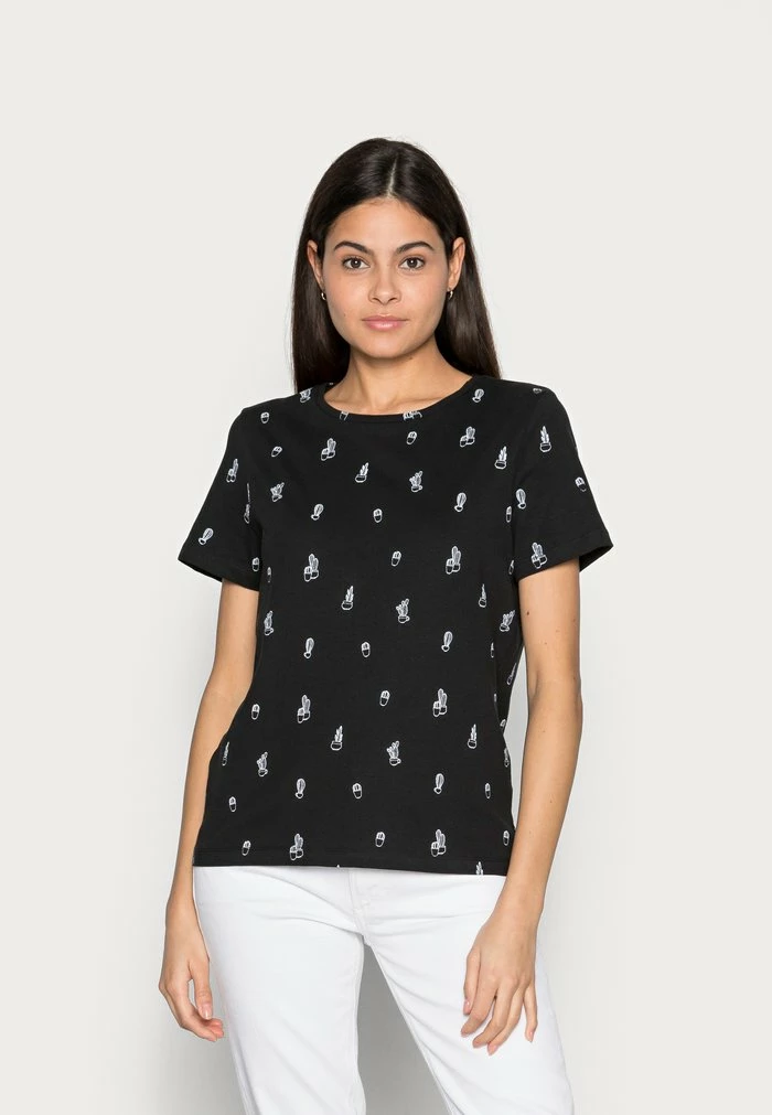 TOM TAILOR Print T-shirt - Black 3 TOM TAILOR Print T-shirt - Black