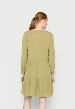 TOM TAILOR CRINCLED TIRED DRESS - Day Dress - Moderate Olive -TOM TAILOR online store e7104af800cd46b09c6cabd36d46c64b