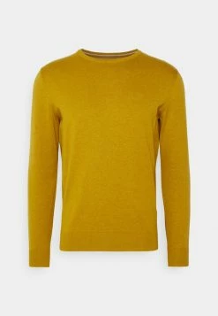 TOM TAILOR BASIC CREW NECK SWEATER - Jumper - New Mud Yellow 10 TOM TAILOR BASIC CREW NECK SWEATER - Jumper - New Mud Yellow -TOM TAILOR online store e7bd145fe5214e5ca612dbeaf45ad16d