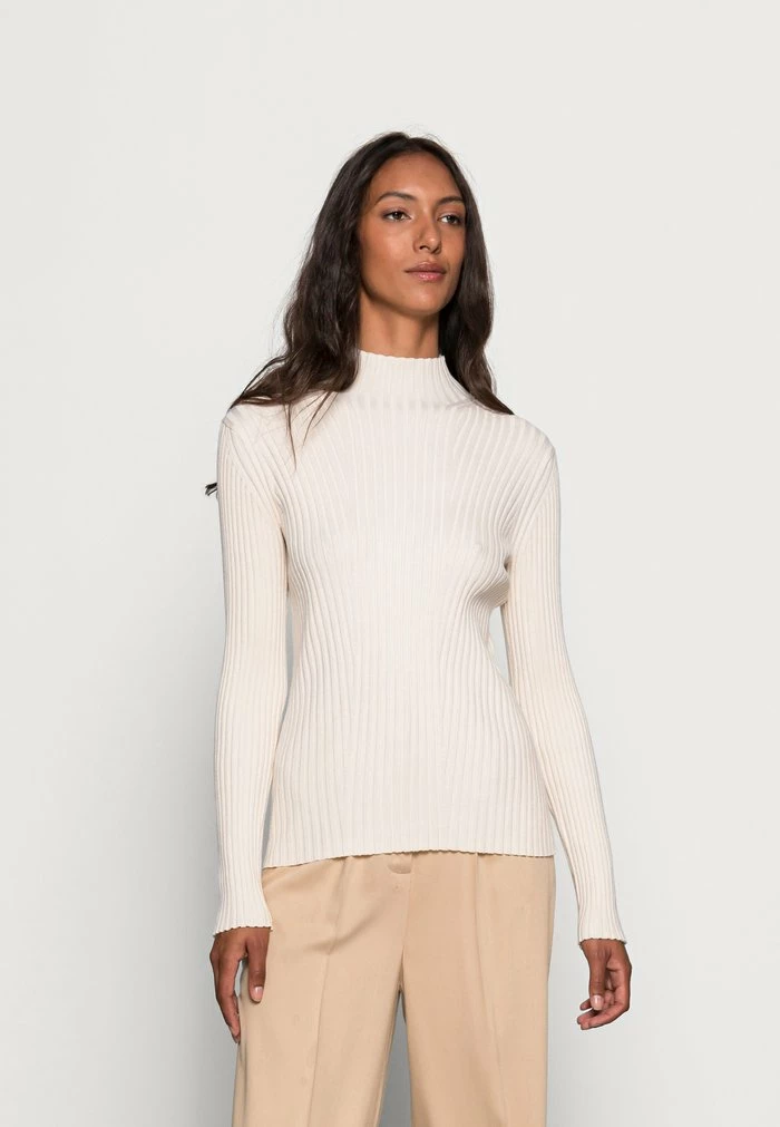 TOM TAILOR TURTLENECK - Jumper - Smooth Light Sand 3 TOM TAILOR TURTLENECK - Jumper - Smooth Light Sand