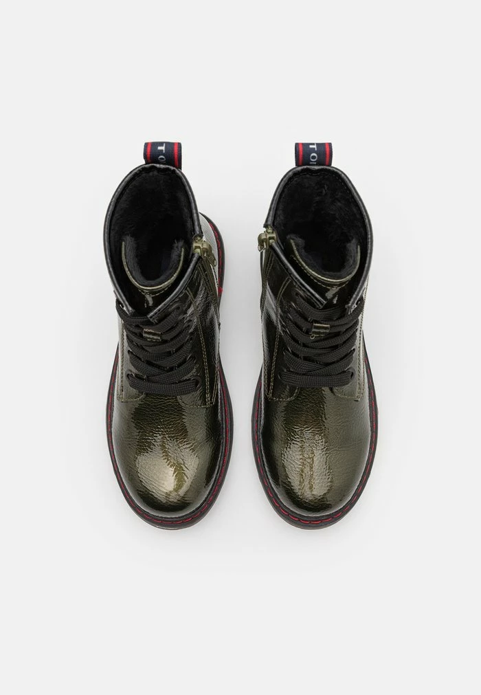 TOM TAILOR Lace-up Ankle Boots - Forest 6 TOM TAILOR Lace-up Ankle Boots - Forest - Image 4