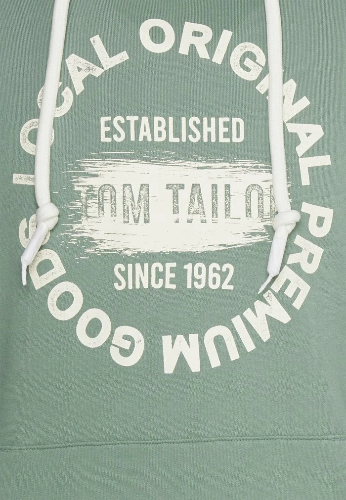 TOM TAILOR Hoodie - Dark Smoke Green 5 TOM TAILOR Hoodie - Dark Smoke Green - Image 3