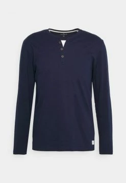 TOM TAILOR HENLEY CONTRAST - Long Sleeved Top - Sky Captain Blue 12 TOM TAILOR HENLEY CONTRAST - Long Sleeved Top - Sky Captain Blue -TOM TAILOR online store ea7703ae8b8e40f386719509c8ade547