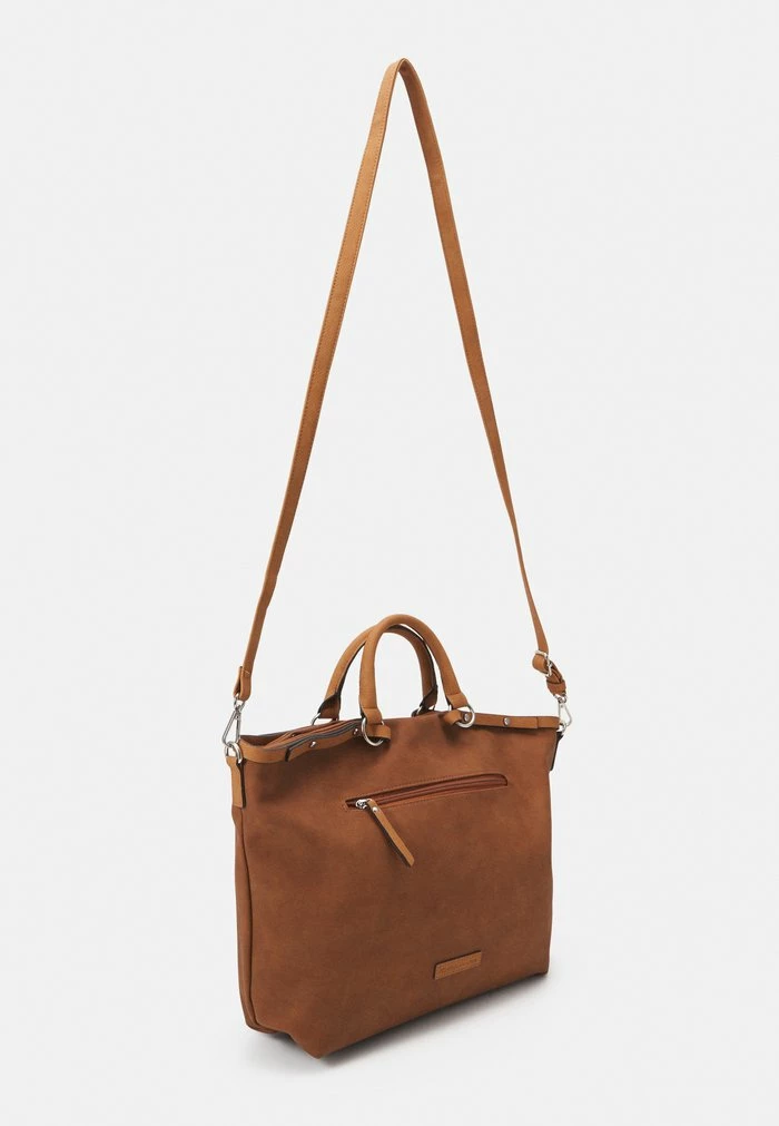 TOM TAILOR MELANY ZIP - Tote Bag - Cognac 4 TOM TAILOR MELANY ZIP - Tote Bag - Cognac - Image 2