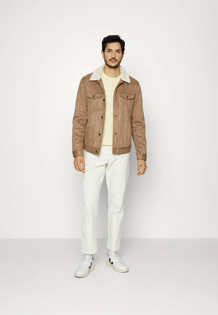 TOM TAILOR BASIC CREW NECK SWEATER - Jumper - Soft Straw Yellow Melange 4 TOM TAILOR BASIC CREW NECK SWEATER - Jumper - Soft Straw Yellow Melange - Image 2