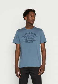 TOM TAILOR PRINTED - Print T-shirt - China Blue