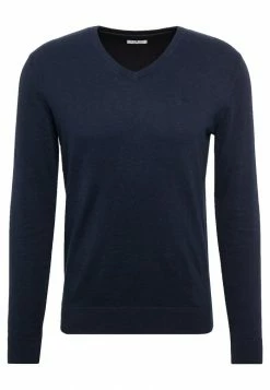 TOM TAILOR BASIC V NECK - Jumper - Navy Melange 10 TOM TAILOR BASIC V NECK - Jumper - Navy Melange -TOM TAILOR online store eca72d79b0b342578b7531b87a6d430d
