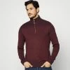 TOM TAILOR PLATED TROYER - Jumper - Decadent Bordeaux -TOM TAILOR online store ed5ef5a56d9d40ce8f9b0d8724f9ccec