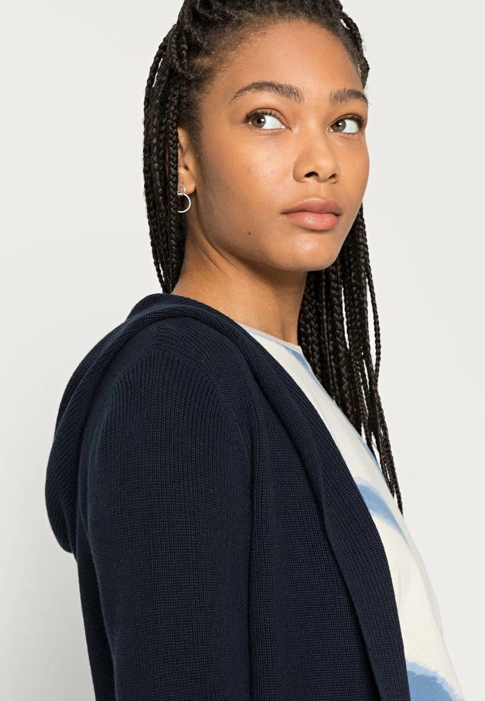 TOM TAILOR CARDIGAN WITH HOOD - Cardigan - Sky Captain Blue 7 TOM TAILOR CARDIGAN WITH HOOD - Cardigan - Sky Captain Blue - Image 5