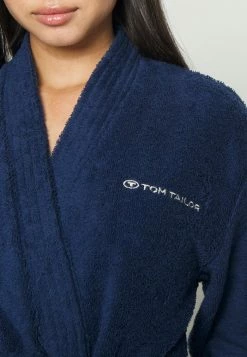 TOM TAILOR BASIC KIMONO UNISEX - Dressing Gown - Navy -TOM TAILOR online store ee175bb8d42e46269bc56eb104a894bd
