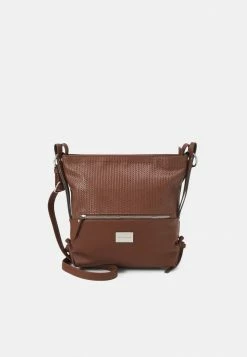 TOM TAILOR ELIN CROCHET - Across Body Bag - Nougat