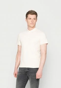 TOM TAILOR BASIC WITH CONTRAST - Polo Shirt - Soft Buttercream
