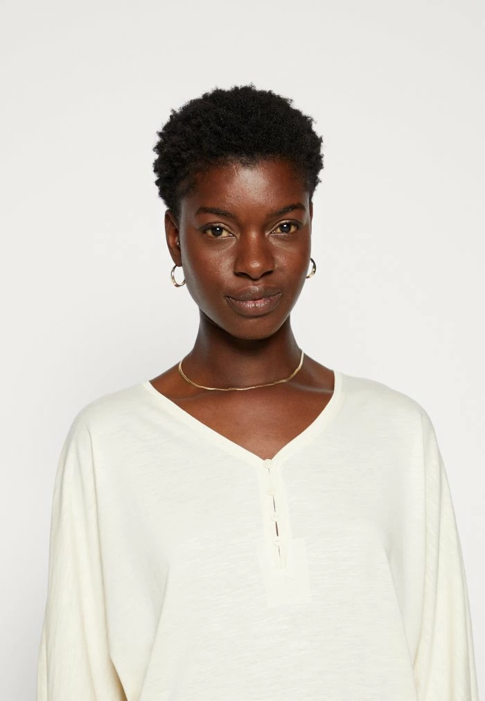 TOM TAILOR BATWING - Long Sleeved Top - Soft Buttercream 6 TOM TAILOR BATWING - Long Sleeved Top - Soft Buttercream - Image 4