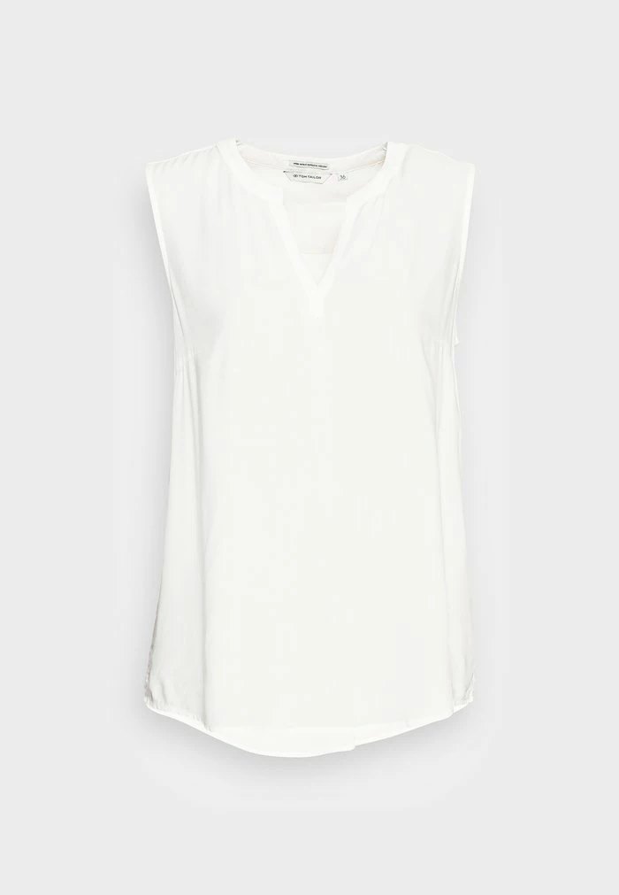 TOM TAILOR SLEEVELESS - Blouse - Whisper White 6 TOM TAILOR SLEEVELESS - Blouse - Whisper White - Image 4