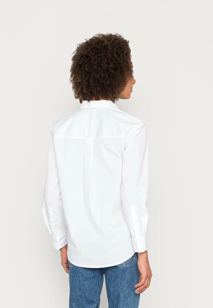 TOM TAILOR BLOUSE POPLIN - Blouse - White 5 TOM TAILOR BLOUSE POPLIN - Blouse - White - Image 3