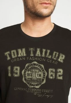TOM TAILOR BASIC T-SHIRT 3 PACK - Print T-shirt - Black 15 TOM TAILOR BASIC T-SHIRT 3 PACK - Print T-shirt - Black -TOM TAILOR online store f1311458a5154150ad11b8a671cce149