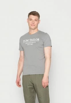 TOM TAILOR Print T-shirt - Explicit Grey