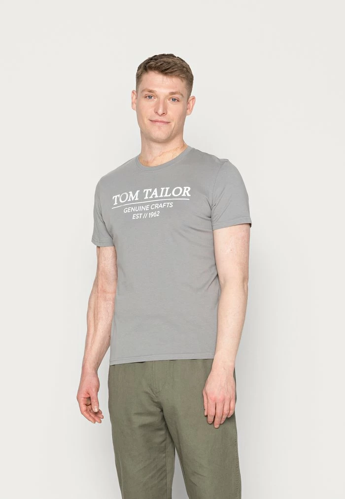 TOM TAILOR Print T-shirt - Explicit Grey 3 TOM TAILOR Print T-shirt - Explicit Grey