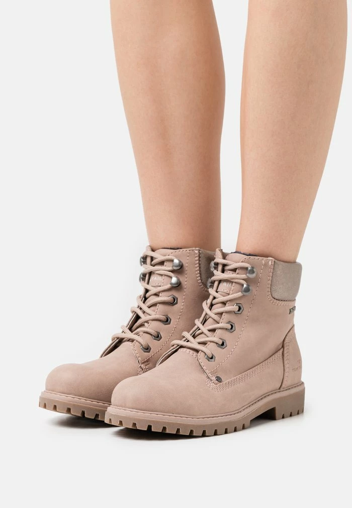 TOM TAILOR Lace-up Ankle Boots - Nude 3 TOM TAILOR Lace-up Ankle Boots - Nude