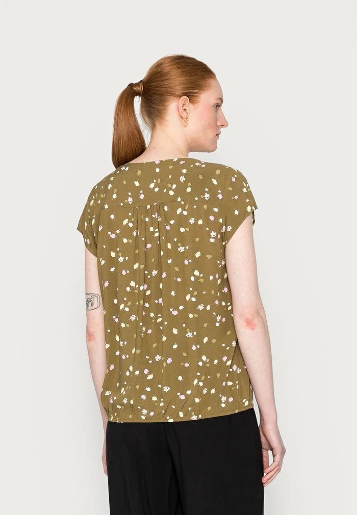 TOM TAILOR Blouse - Blouse - Olive Small Floral Design 5 TOM TAILOR Blouse - Blouse - Olive Small Floral Design - Image 3