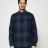 TOM TAILOR COMFORT DOUBLE FACE SHACKET - Light Jacket - Navy -TOM TAILOR online store f34bcfec009247e3a74bda71428e1608