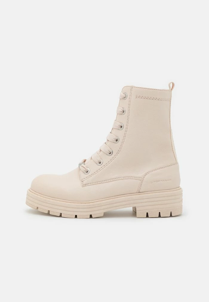 TOM TAILOR Platform Ankle Boots - Cream 4 TOM TAILOR Platform Ankle Boots - Cream - Image 2