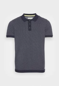 TOM TAILOR KNITTED - Polo Shirt - Navy White Bridseye 10 TOM TAILOR KNITTED - Polo Shirt - Navy White Bridseye -TOM TAILOR online store f4a8b9aaaab146a0bfa0dcc71bba3add