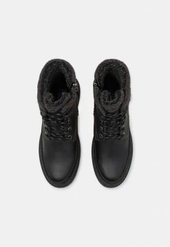 TOM TAILOR Lace-up Ankle Boots - Black -TOM TAILOR online store f54c202e21204906a3bbfbd1d23a6fdd