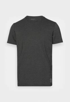 TOM TAILOR CREW NECK TEE 2 PACK - Basic T-shirt - Dark Grey Melange
