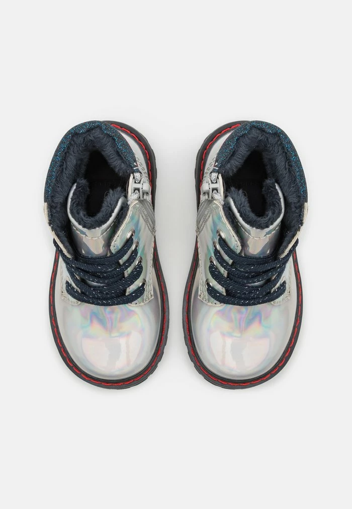 TOM TAILOR Lace-up Ankle Boots - Silver 6 TOM TAILOR Lace-up Ankle Boots - Silver - Image 4