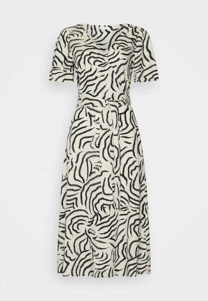 TOM TAILOR PRINTED WRAP DRESS - Day Dress - Beige 7 TOM TAILOR PRINTED WRAP DRESS - Day Dress - Beige - Image 5