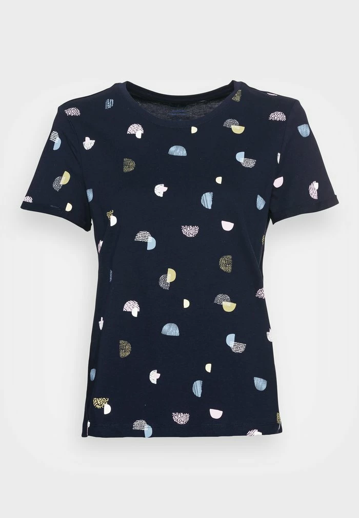 TOM TAILOR CREW NECK - Print T-shirt - Navy 6 TOM TAILOR CREW NECK - Print T-shirt - Navy - Image 4