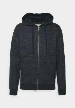 TOM TAILOR FINE STRIPED - Zip-up Sweatshirt - Navy Offwhite Inject 10 TOM TAILOR FINE STRIPED - Zip-up Sweatshirt - Navy Offwhite Inject -TOM TAILOR online store fa378042dd644ccb80e55123395fe647