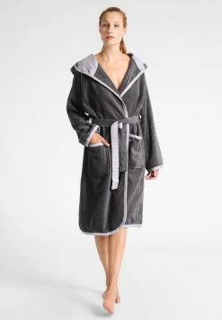 TOM TAILOR FEEL GOOD - Dressing Gown - Grau -TOM TAILOR online store fbdf95812e6f426ca43ae8c9aa42abc7