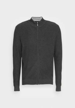 TOM TAILOR WITH - Cardigan - Black Grey Melange -TOM TAILOR online store ff3a28cc4a9a457ba2bb3bc288f48442