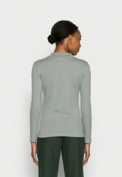TOM TAILOR TURLTE NECK - Long Sleeved Top - Green Stripe 9 TOM TAILOR TURLTE NECK - Long Sleeved Top - Green Stripe -TOM TAILOR online store ff64f23b65314536a3603879999c9ed2