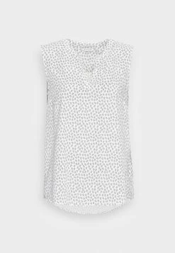 TOM TAILOR SLEEVELESS - Blouse - Offwhite Small Leaf Design 10 TOM TAILOR SLEEVELESS - Blouse - Offwhite Small Leaf Design -TOM TAILOR online store ff6950edd62c4ab88c9ddab1a719bf74