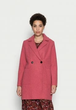 TOM TAILOR EASY BOUCLE COAT - Classic Coat - Cozy Pink